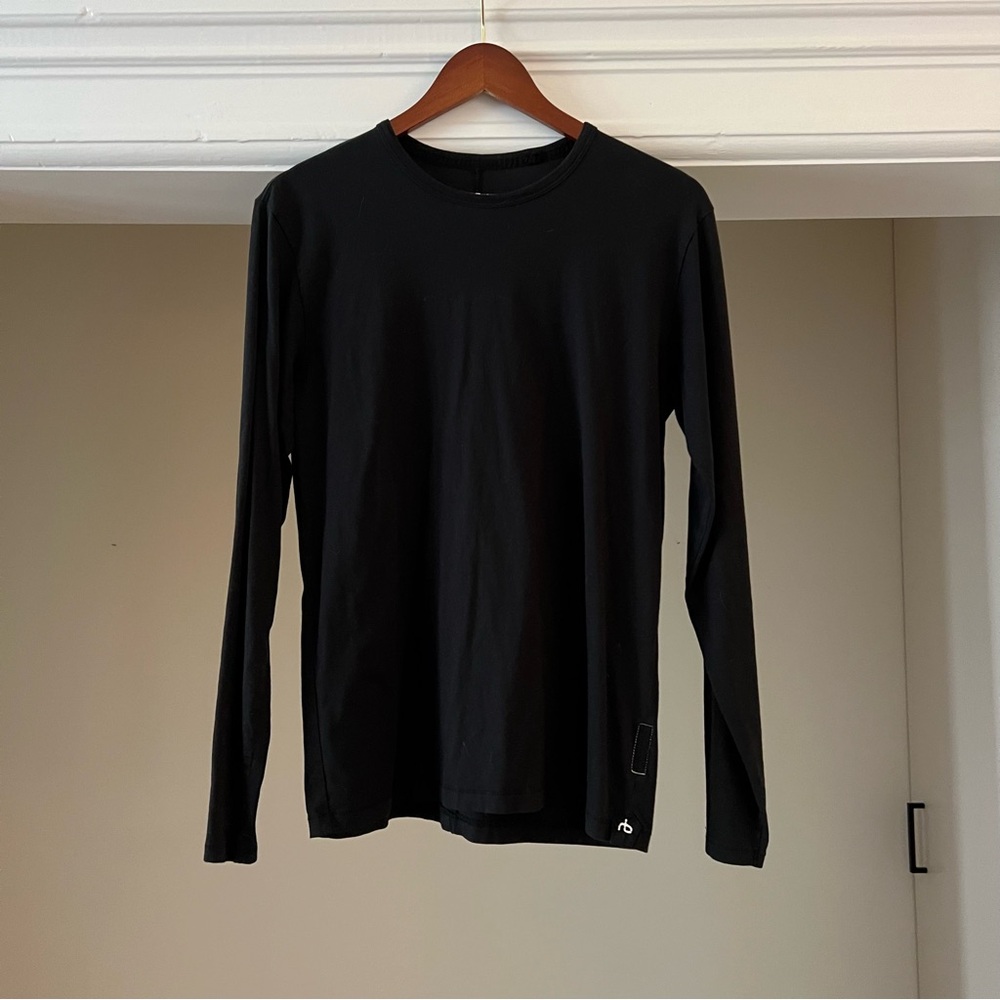 Rag & Bone Black Long Sleeve with back stitching, Men’s Small